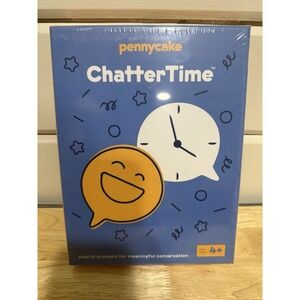 Pennycake ChatterTime Meaningful Conversation Card Game 4 and Up NIB